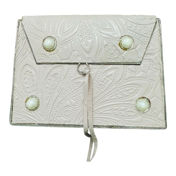 Sam Edelman Pink Crossbody Bag with Chain Strap and Tassel - Picture 3 of 6